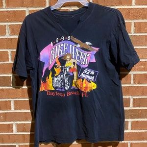 Vintage 98 Daytona Bike Week Shirt Sz Med